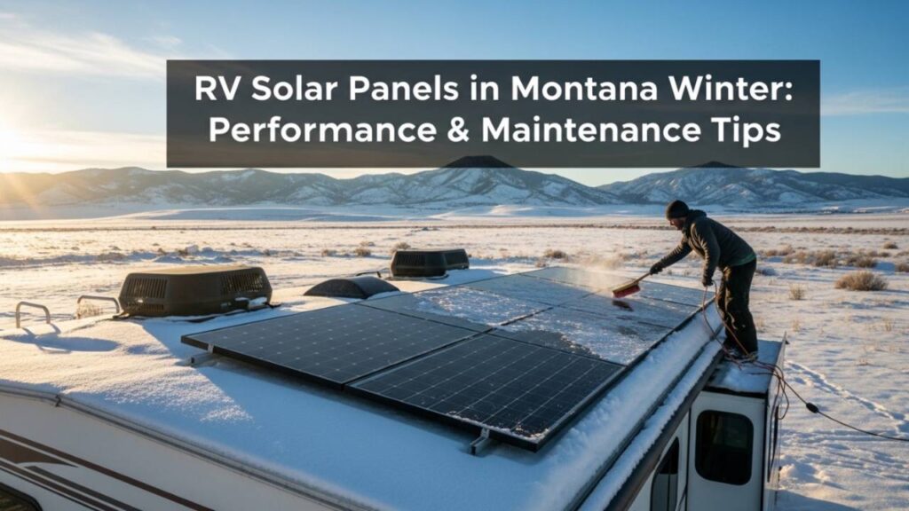 RV Solar Panels in Montana Winter Performance & Maintenance Tips